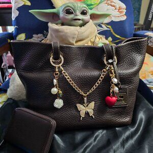 Dooney & Bourke medium East/west Grommet Shopper Shoulder Bag